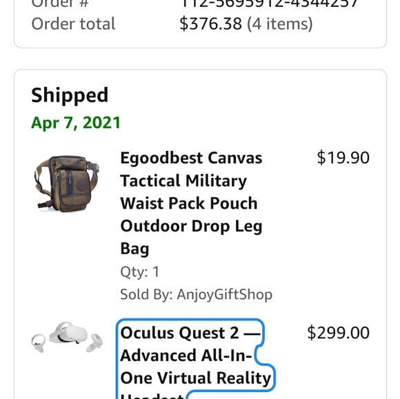 Meta Oculus Quest 2 64GB Advanced All-In-One VR Headset - Picture 8 of 16